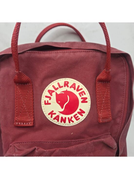 Fjallraven Kanken Mini Backback Bag Burgundy Red #23561 Small Bookbag main image 10